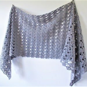 Bella Shawl, Crochet Pattern, Crochet Lace Shawl, Lacy Shawl, Crochet Shawl Pattern, Shawl, Rectangle Shawl, Womens Shawl, Crochet Shawl