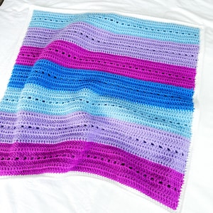 Ferne Blanket Pattern, Crochet Baby Blanket Pattern, Filet Crochet Blanket Pattern, Crochet Pattern, Baby Blanket Pattern, Filet Crochet