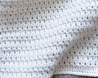Crochet Baby Blanket Pattern, Crochet Blanket Pattern, Crochet Pattern, Easy Baby Blanket Pattern - Annabelle Baby Blanket Pattern