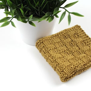 Midwest Dishcloth, Knitting Pattern, Knit Dishcloth Pattern, Knitted Dishcloth Pattern, Knit Washcloth Pattern, Knit Eco, Dishcloth, Knit image 7