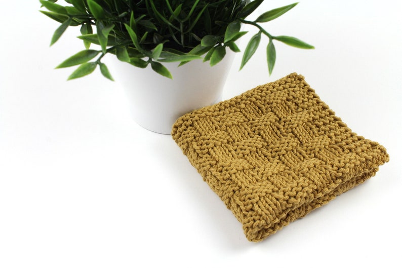 Midwest Dishcloth, Knitting Pattern, Knit Dishcloth Pattern, Knitted Dishcloth Pattern, Knit Washcloth Pattern, Knit Eco, Dishcloth, Knit image 7