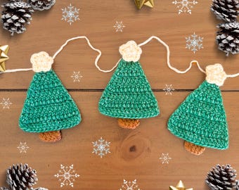 Einfaches Häkelanleitung für Weihnachtsbaumschmuck (PDF-Anleitung)