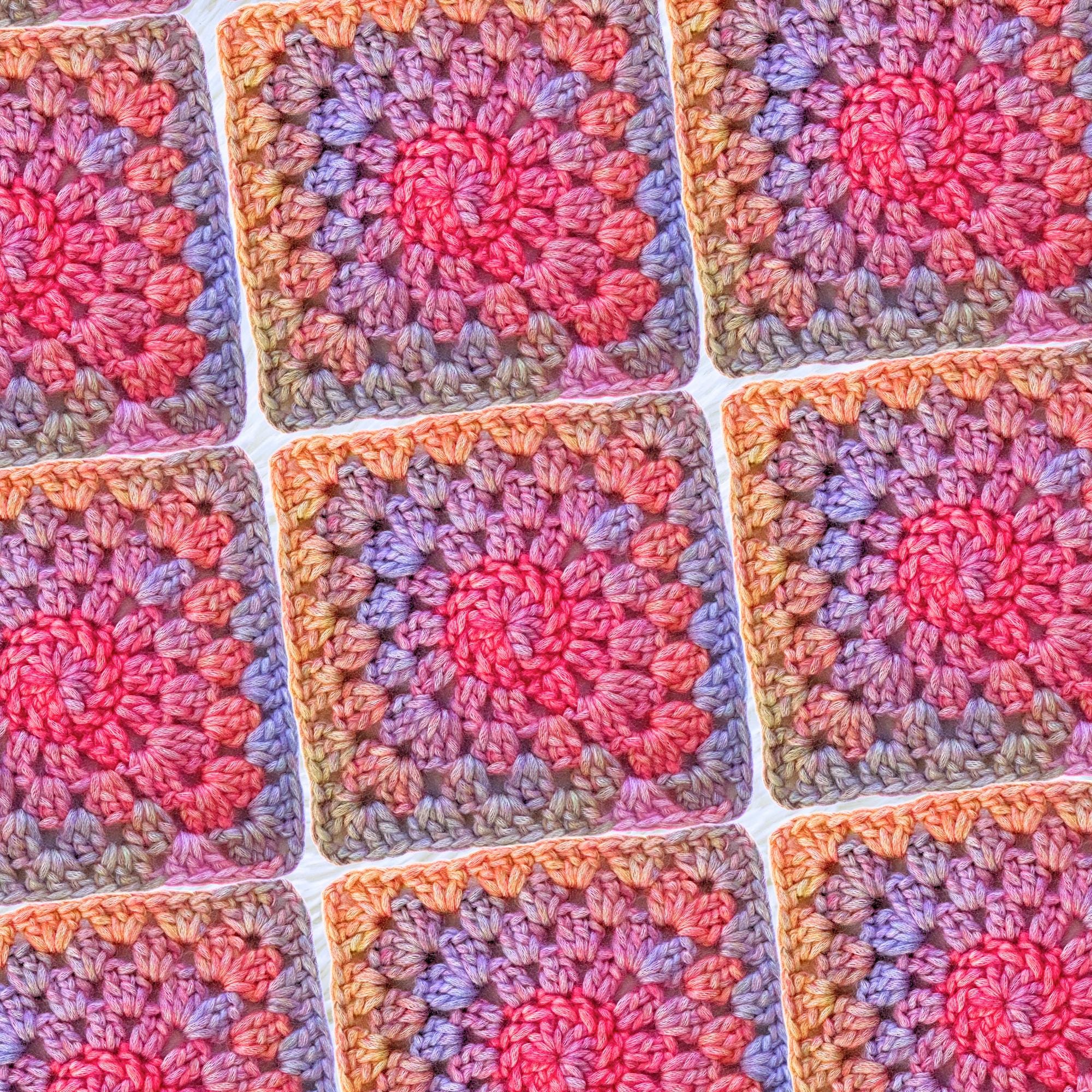 38 Crochet Square Patterns to Build Your Next Project 38 Glimmer Granny Square Crochet