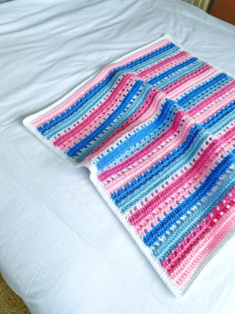 Dakota Crochet Blanket Pattern Crochet Baby Blanket Pattern Etsy UK