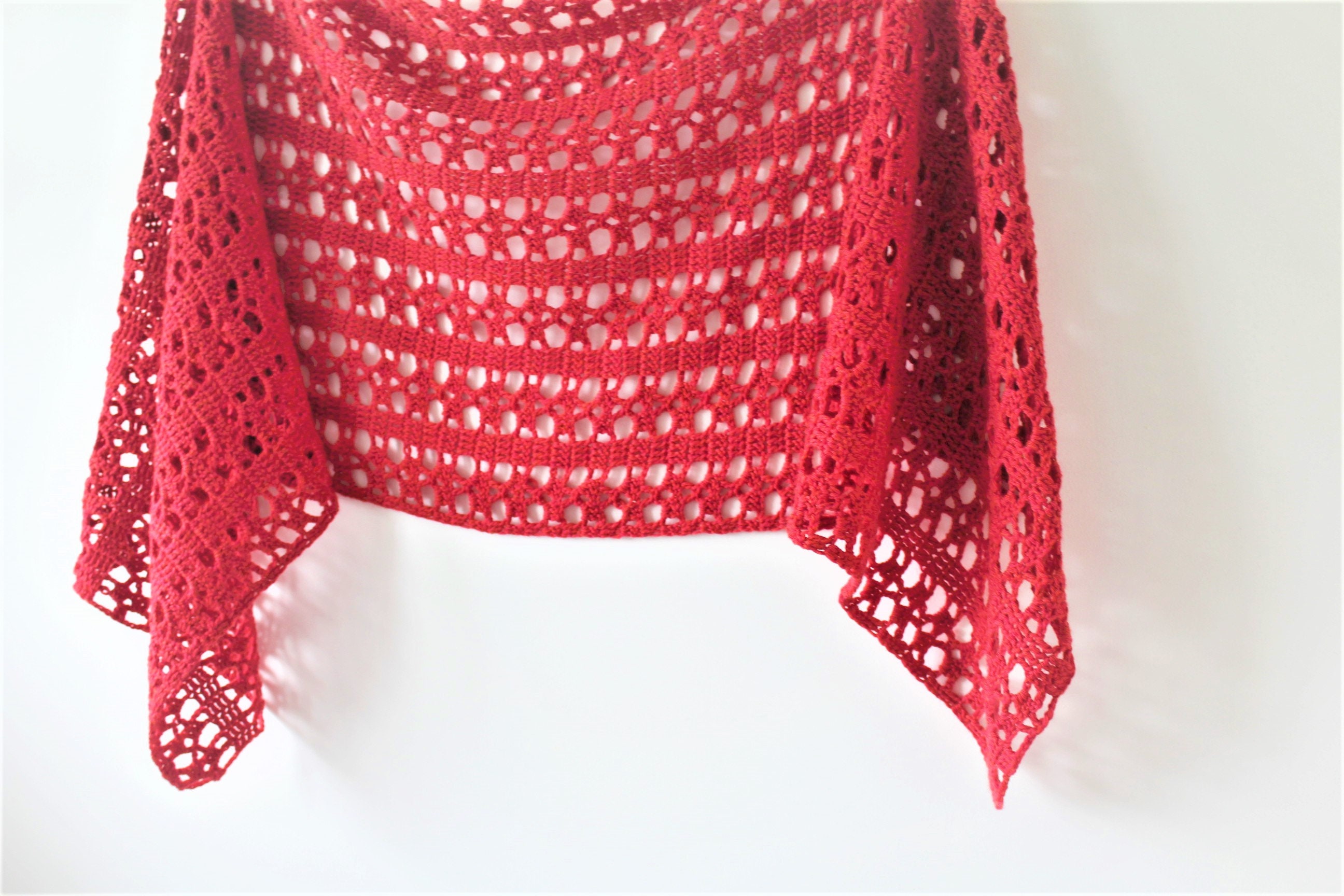 Lucia Sideways Shawl Crochet Shawl Pattern Crochet Pattern | Etsy