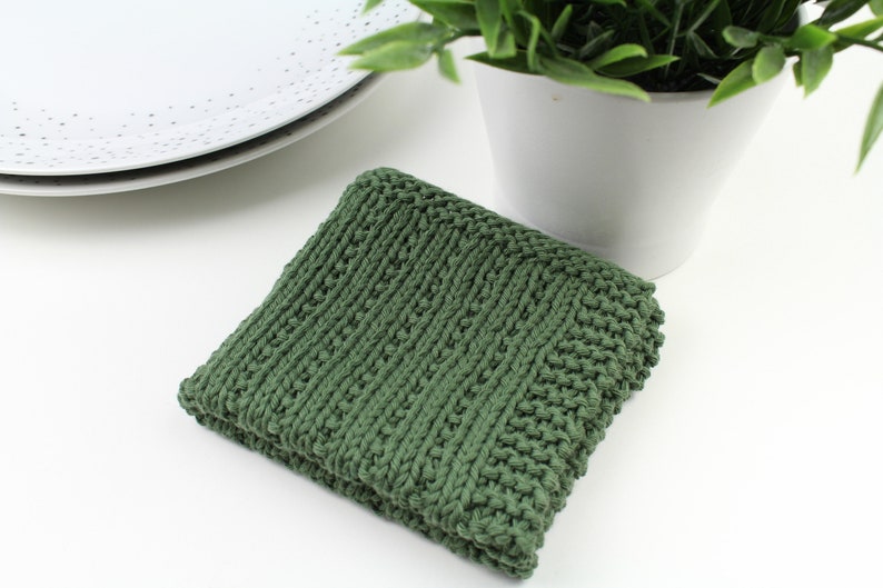 Cove Dishcloth, Knitting Pattern, Knit Dishcloth Pattern, Knitted Dishcloth Pattern, Knit Washcloth Pattern, Knitted Washcloth Pattern, Knit image 3