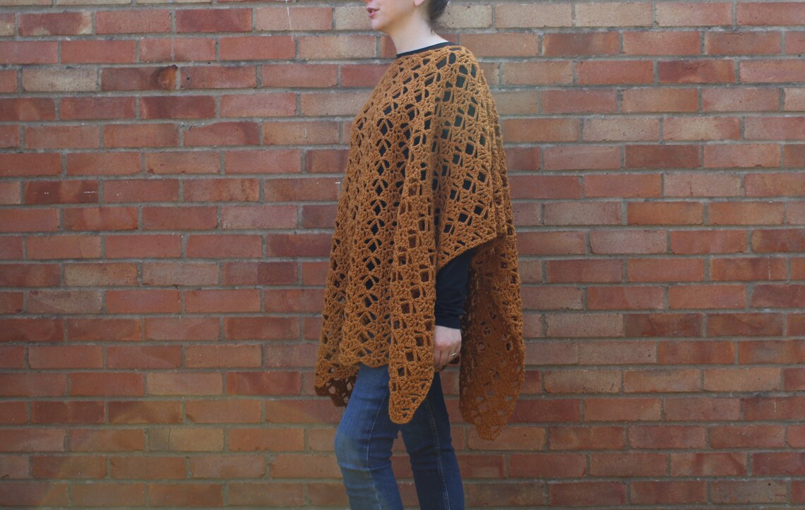 Bella Poncho Crochet Poncho Pattern Crochet Pattern Crochet | Etsy