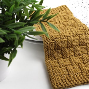 Midwest Dishcloth, Knitting Pattern, Knit Dishcloth Pattern, Knitted Dishcloth Pattern, Knit Washcloth Pattern, Knit Eco, Dishcloth, Knit image 3