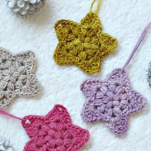 Crochet Christmas Star Ornament Pattern (PDF)