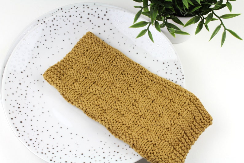 Midwest Dishcloth, Knitting Pattern, Knit Dishcloth Pattern, Knitted Dishcloth Pattern, Knit Washcloth Pattern, Knit Eco, Dishcloth, Knit image 5