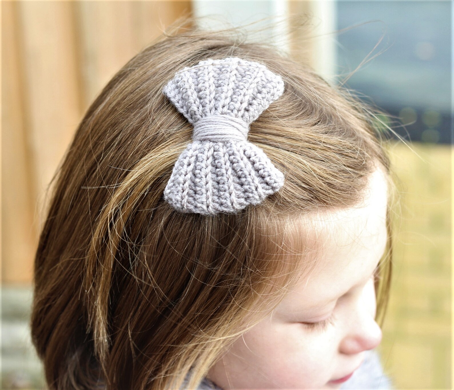 CROCHET HAIR BOW Crochet Pattern Crochet Hair Bow Crochet Etsy