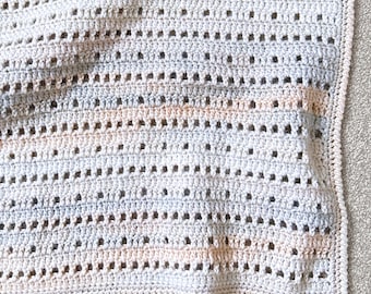 Hot Spring Crochet Baby Blanket Pattern (PDF)