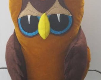 Hand-crafted Great Horned Owl - original design