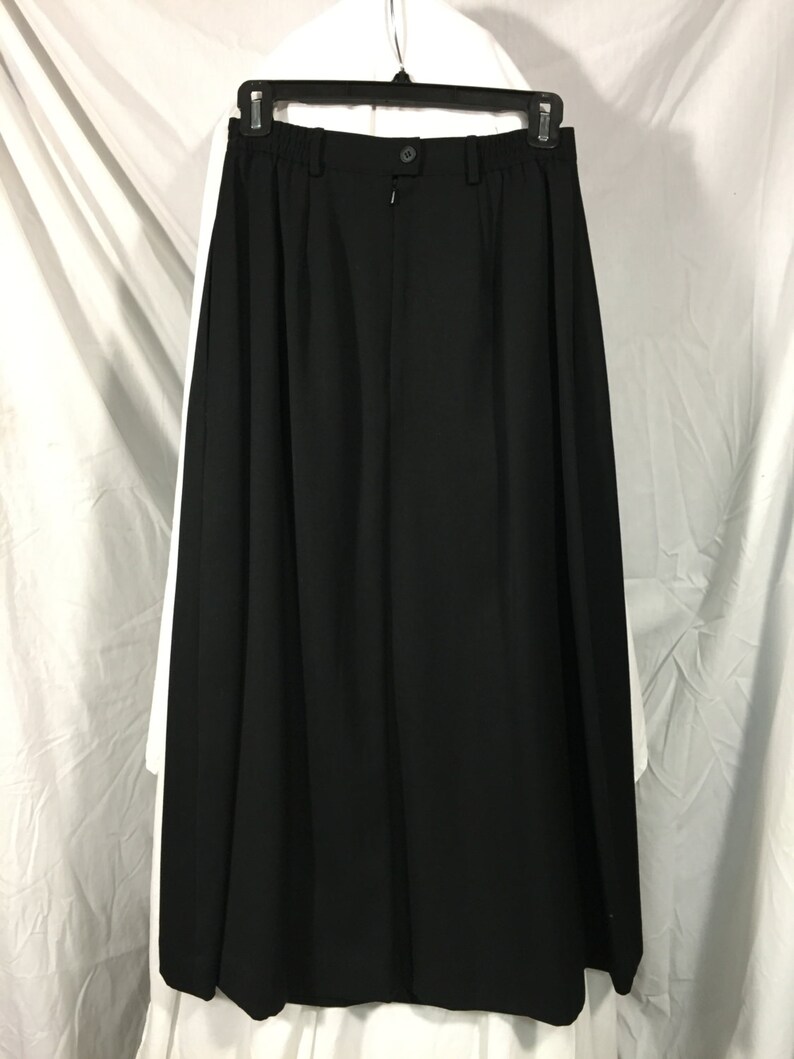 Appleseeds Womens Black below the knee Skirt 6P 100 wool Etsy