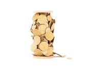 Gold Glitter Paper Garland