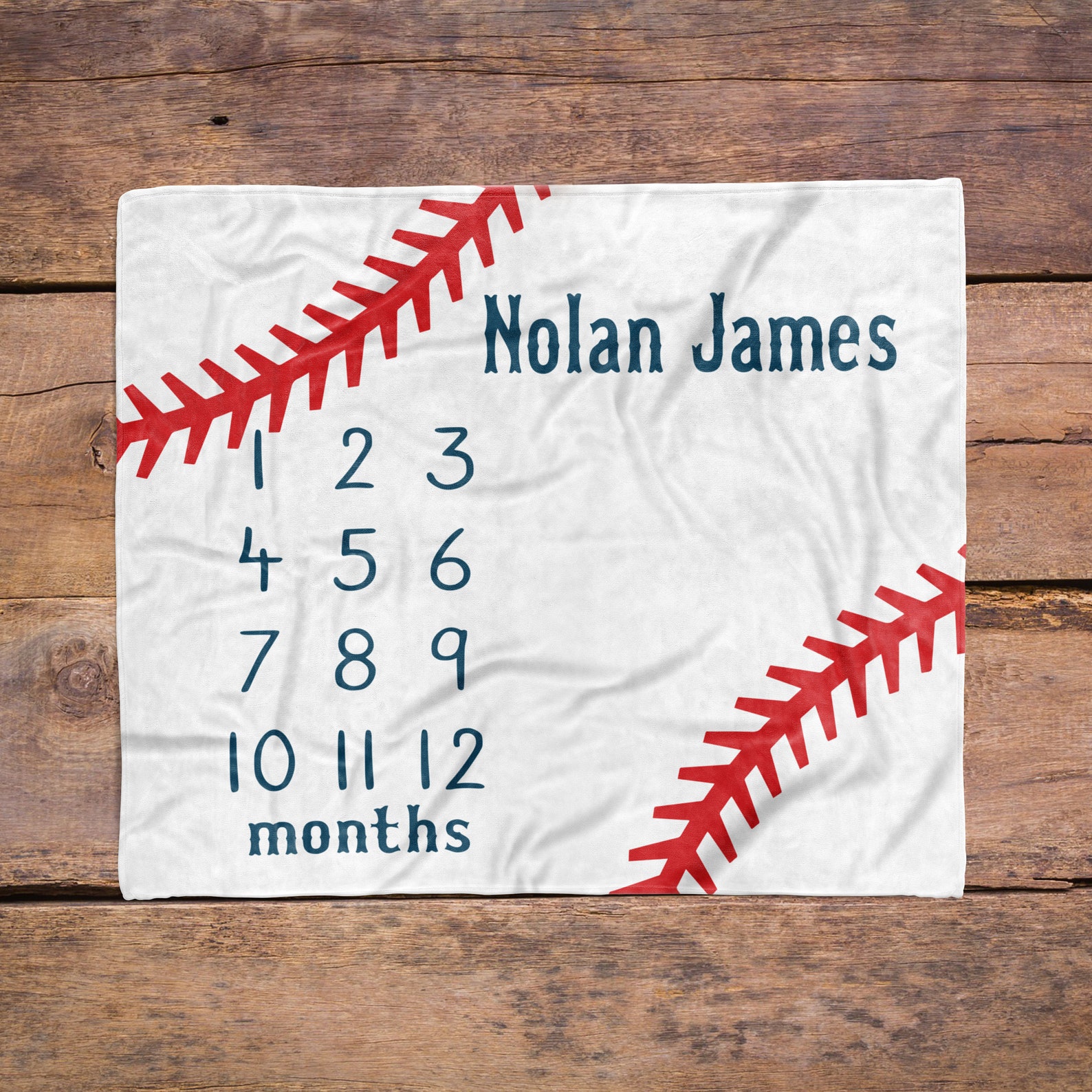 Milestone Blanket / Sports Milestone Blanket / Milestone Etsy