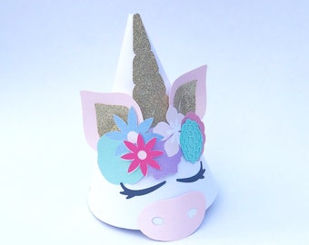 Unicorn Party Hat, Unicorn Birthday Party, Unicorn Costume, Unicorn Party Decorations