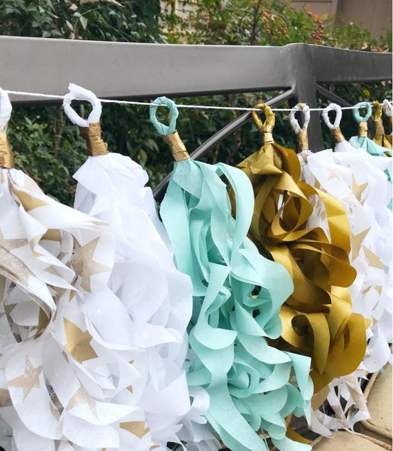 tassel garland baby shower