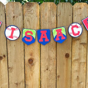 Personalized Baseball Banner, Baseball Party Supplies, Baseball Party Decorations, Baseball Dab Banner