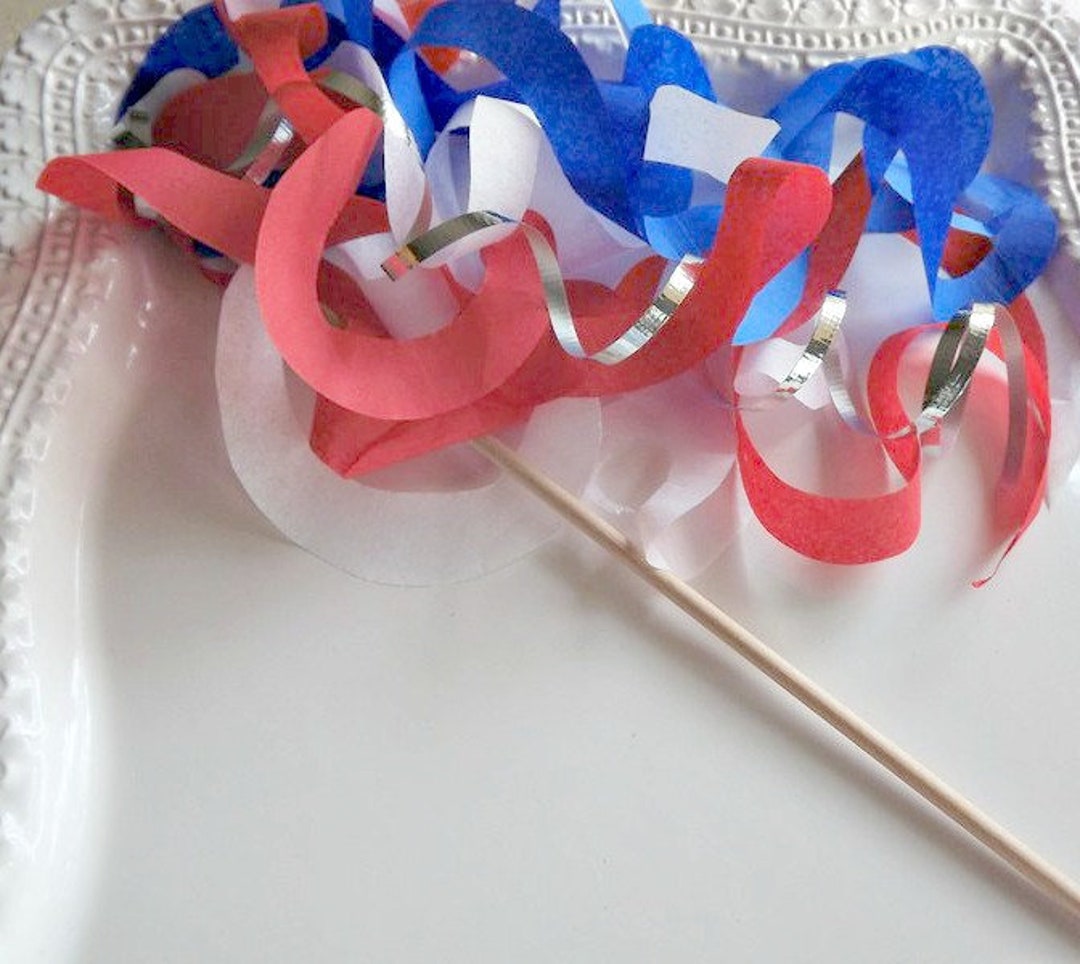 July 4th Streamers, Independence Day, Party Favors, Patriotic Party