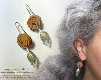 Cinnamon rolls - earings