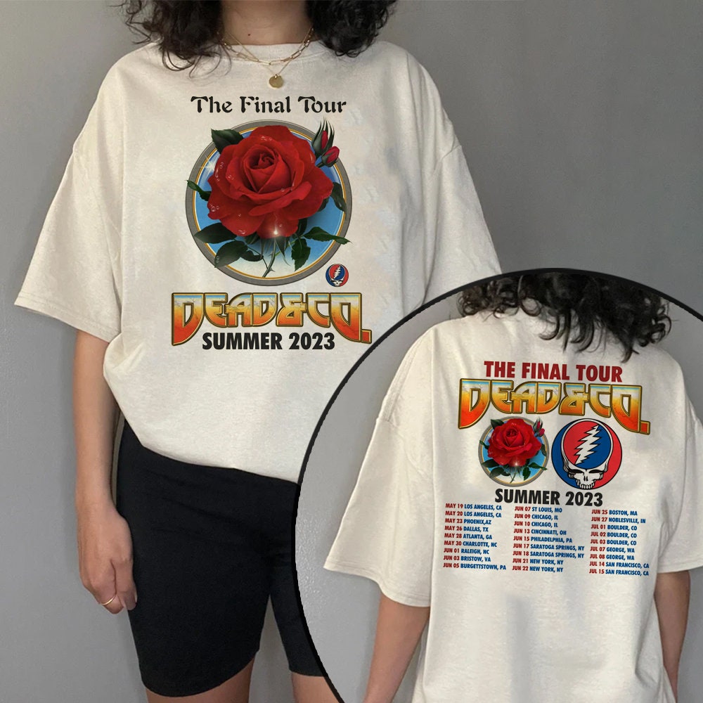 Dead And Company Summer Tour 2023 Shirt, Dead And Company Rock Band Tour Shirt