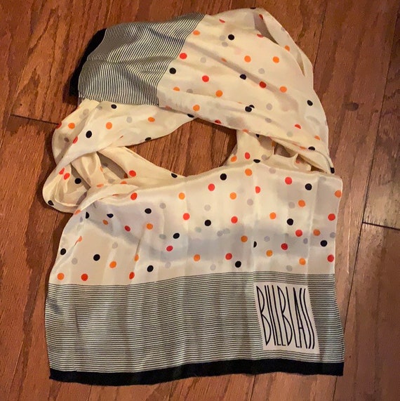 Vintage Bill Blass Silk Scarf