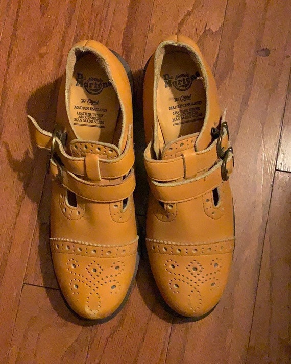 Vintage Mustard Yellow Doc Martens. Rare!