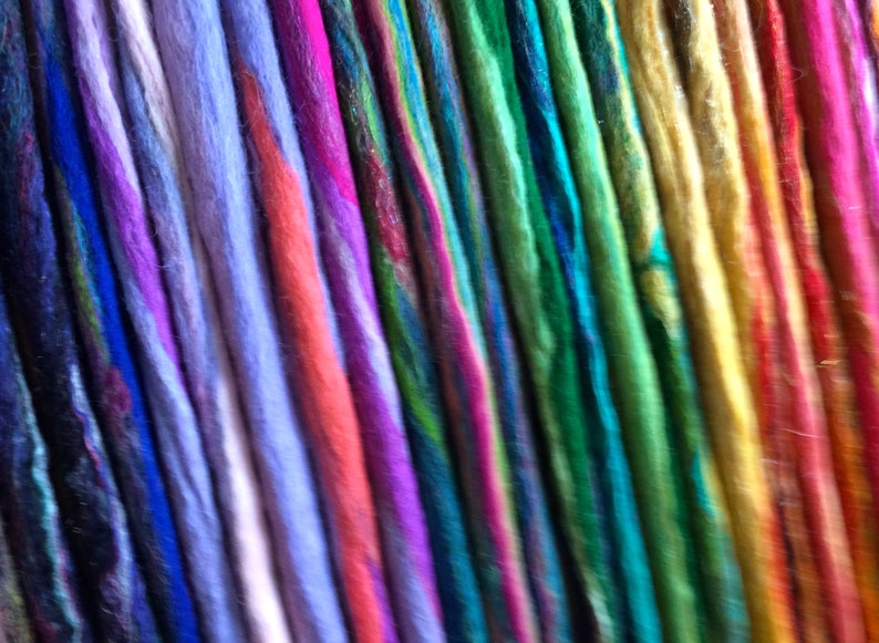 HANDMADE custom wool DREADLOCK extension inc. beads/wraps Etsy