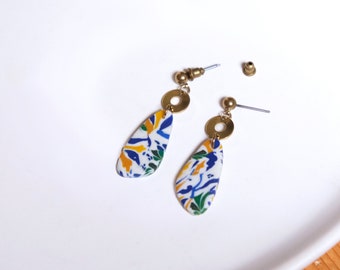 Boucles d'oreilles terazzo 802