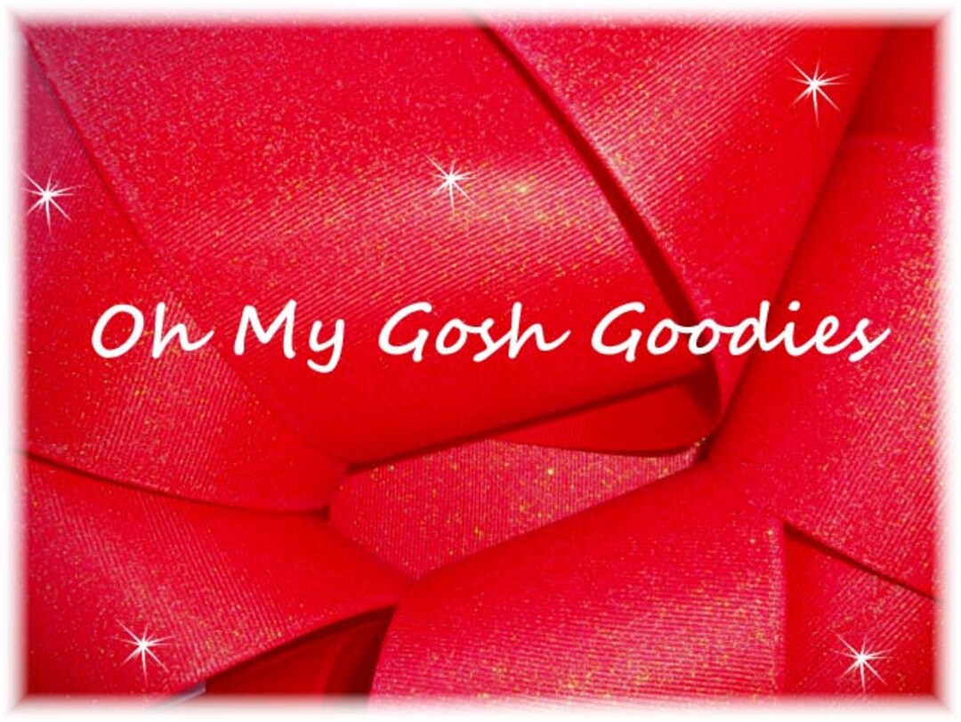 Last One Ribbon Last One GLITTER RED CHEER Grosgrain Ribbon Hairbow Supplies 3 Width 4 ...