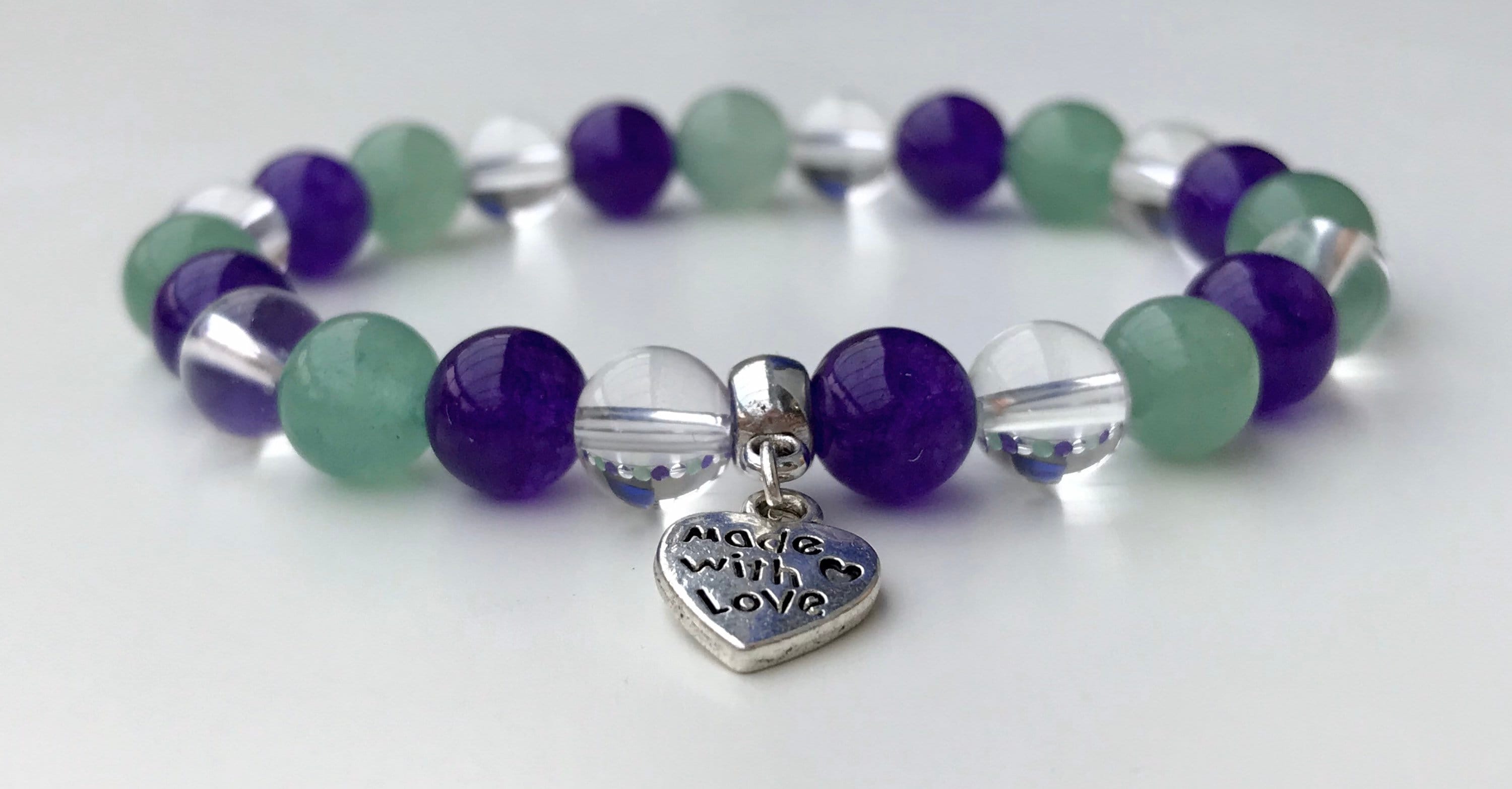 Fibromyalgia Relief Crystal Healing Gemstone Bracelet Amelie