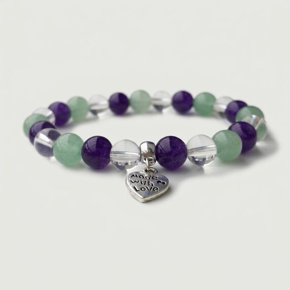 Fibromyalgia Relief Crystal Healing Gemstone Bracelet Amelie Hope Crystals Power Bead