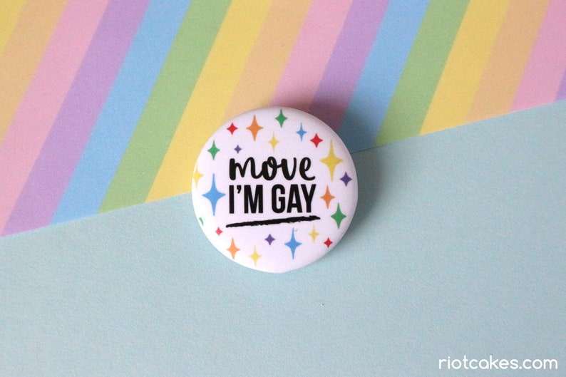 Move I'm Gay Button image 0