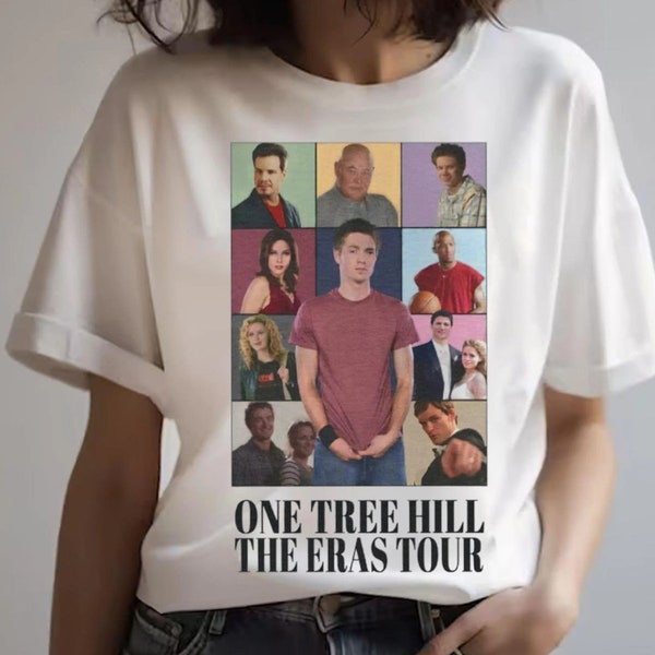 Vintage Eras Tour X OTH Edition Shirt || TV Series One Tree Hill Collage Shirt || One Tree Hill Gift Shirt