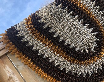 Brown Rag Rug | Etsy