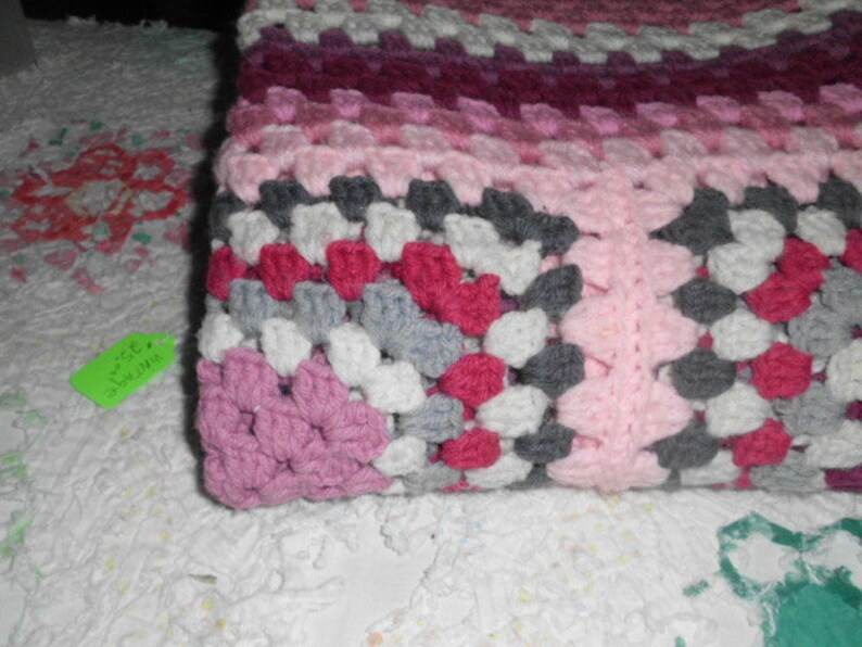Vintage granny square Afghan