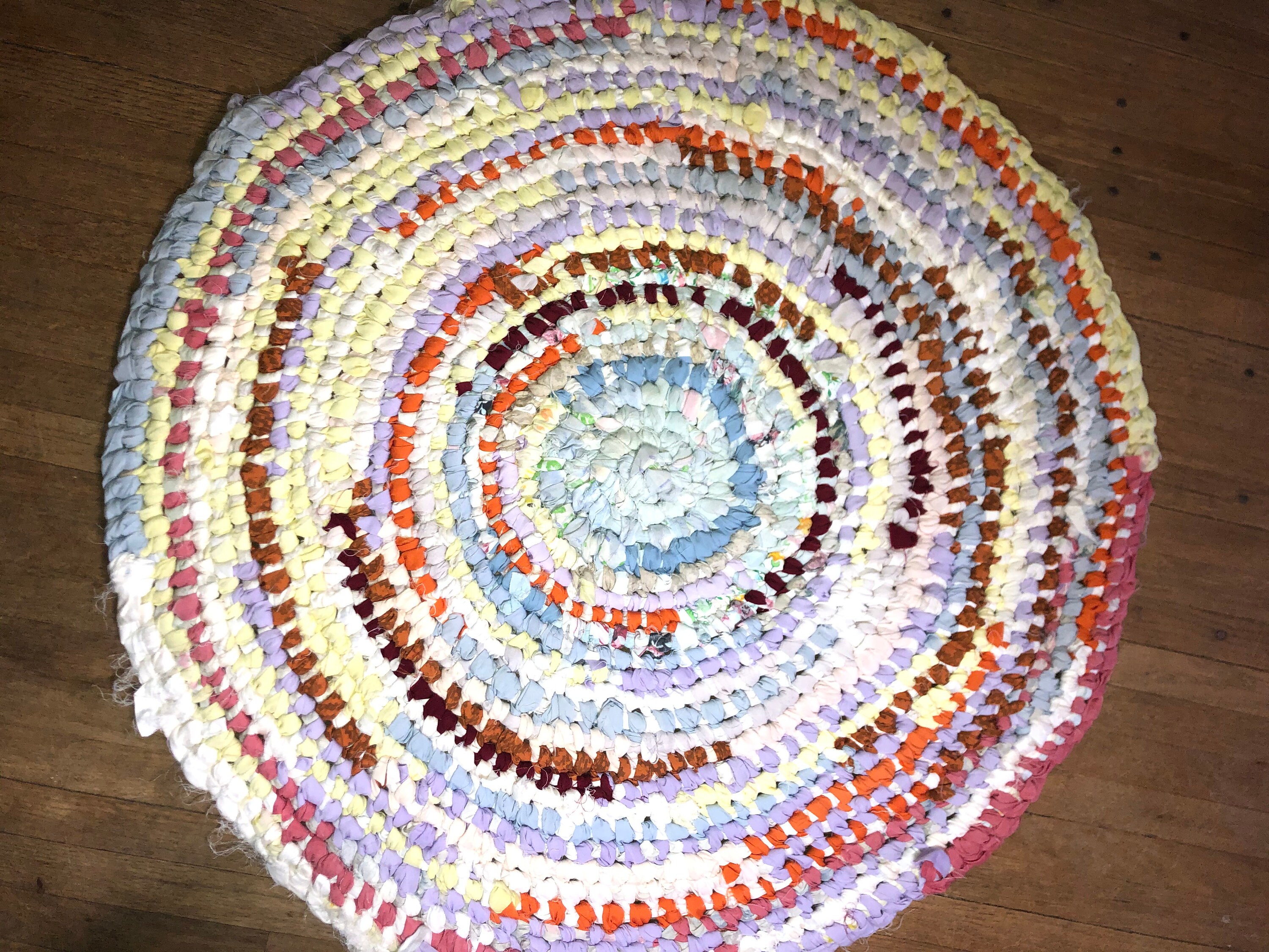 Multicolor Toothbrush Rag Rug Etsy