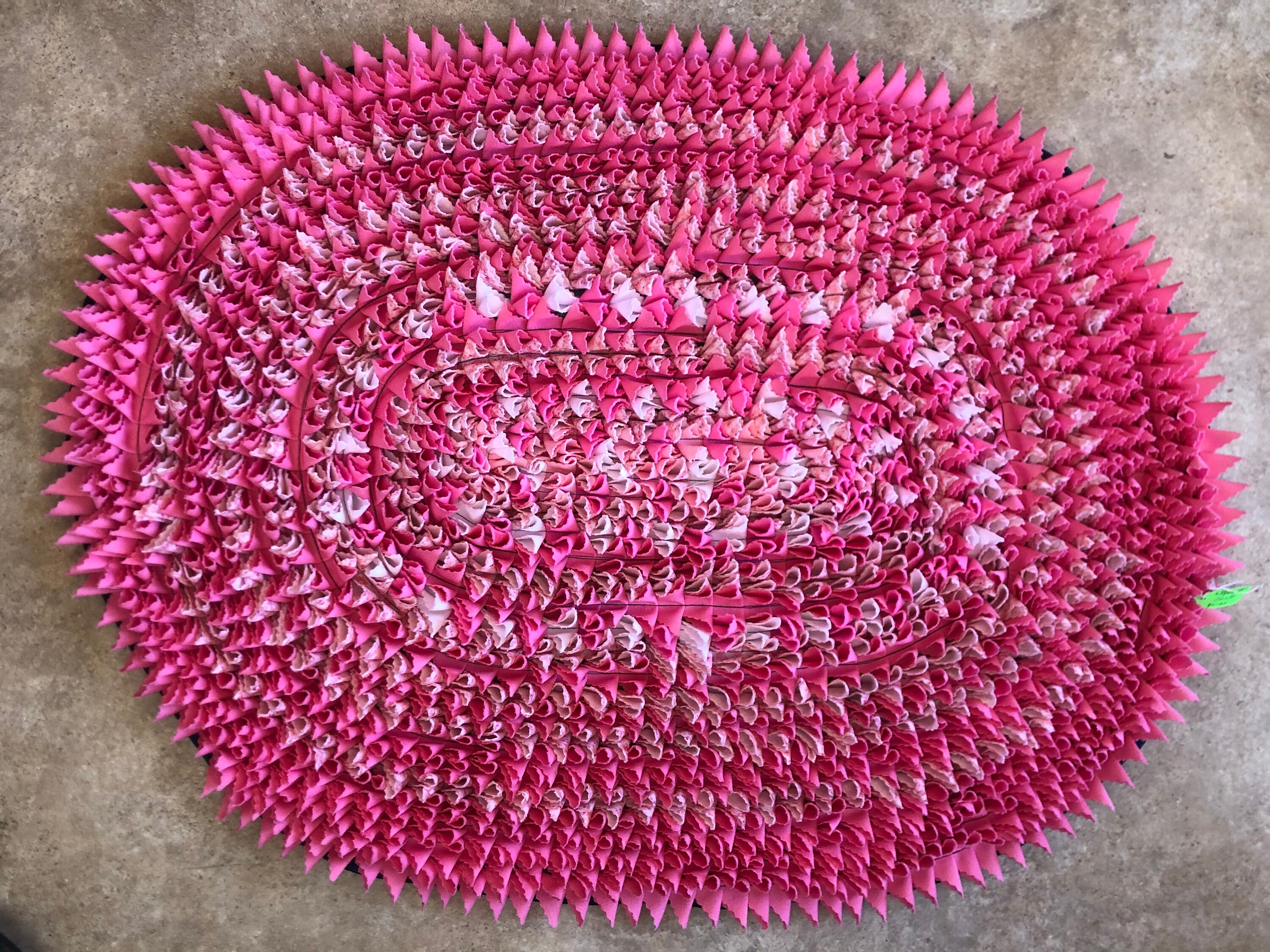 BOHO Shades of Pink Rug Etsy