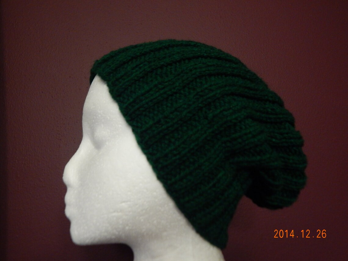 Ribbed Knit Hat Etsy