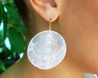 Caicos Capiz Shell Earrings