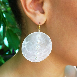 Caicos Capiz Shell Earrings image 1