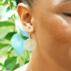 Matira Capiz Shell Earrings image 2