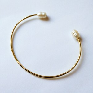 Odella Pearl Cuff Bracelet image 2