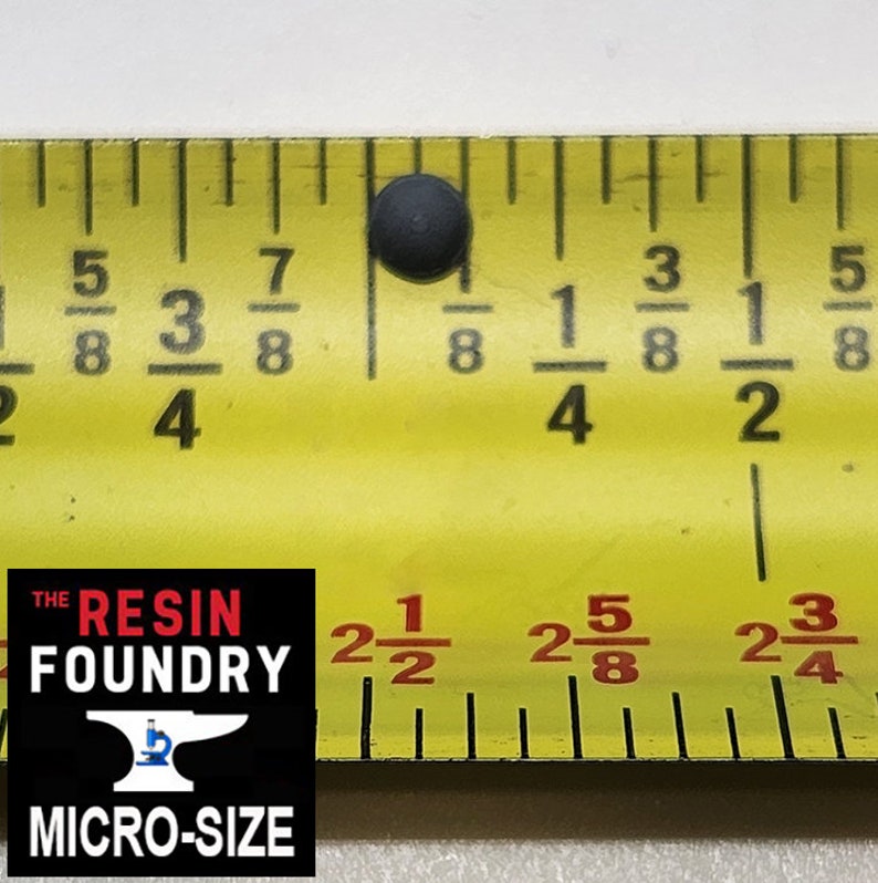8 Inches In Diameter Decor 3D Printed Rivets - MICRO (1/8
