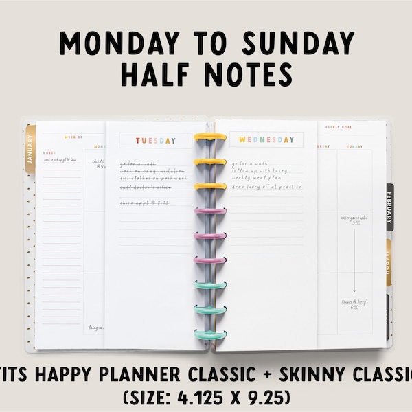 Happy Planner Insert - Etsy