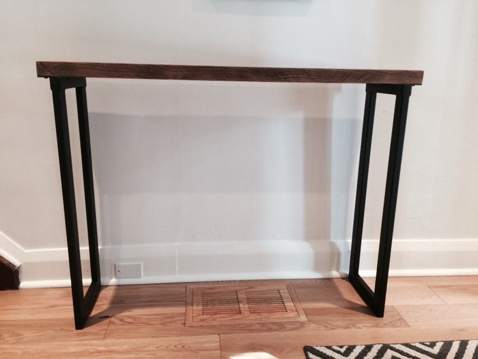 Reclaimed Wood Entryway Table Etsy