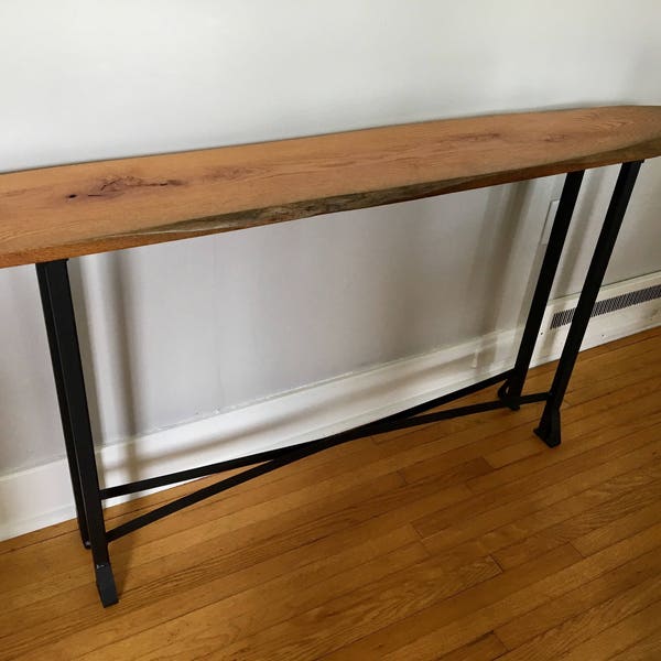 Live Edge Console Table