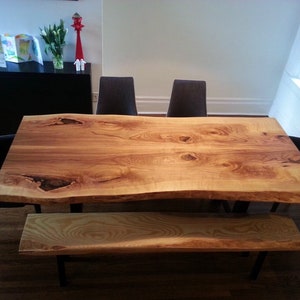 Custom live edge dining tables