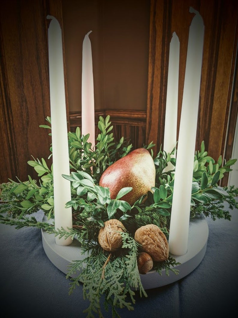 Advent Candle Holder Journey to Bethlehem Etsy